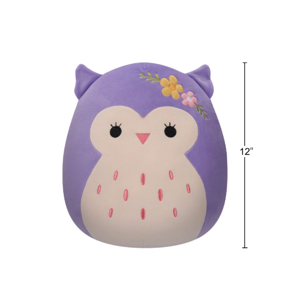 Squishmallows - Holly The Owl Plush Toy - 30cm - Purple