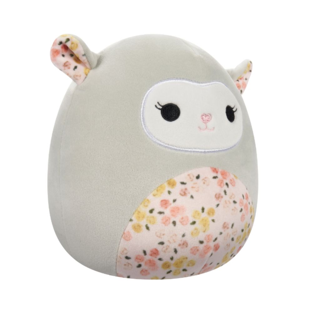 Squishmallows - Elea The Lamb Plush Toy - 30cm - Grey