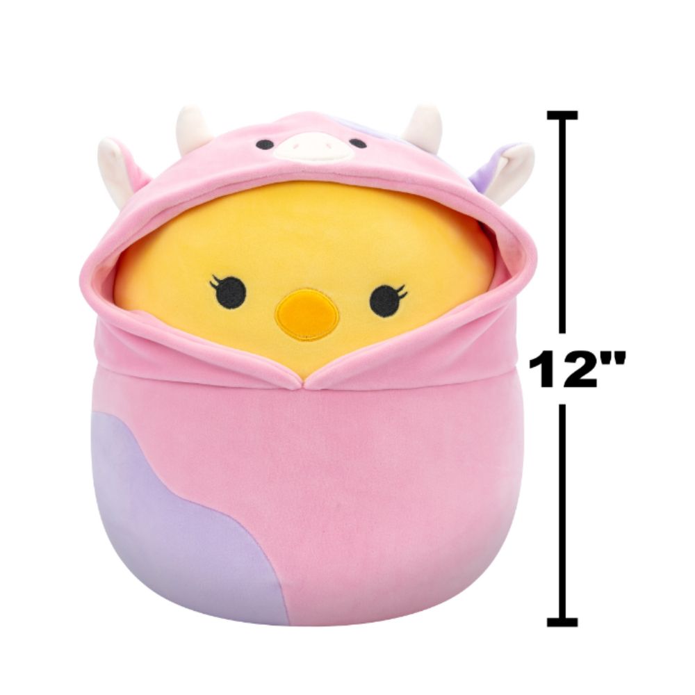 Squishmallows - Tristan The Yellow Chick In Patty Outfit Plush Toy - 30cm