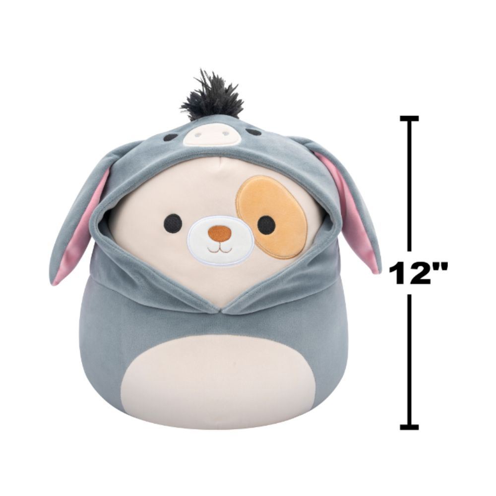 Squishmallows - Harris The Brown Dog In Jason Outfit Plush Toy - 30cm