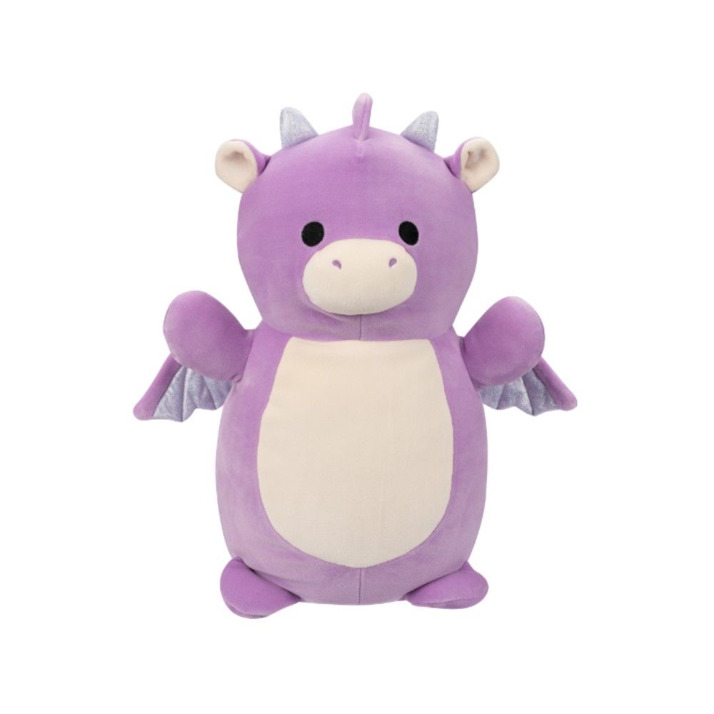 Squishmallows - Large Plush Dina Purple Dragon Hugmee - 36 cm