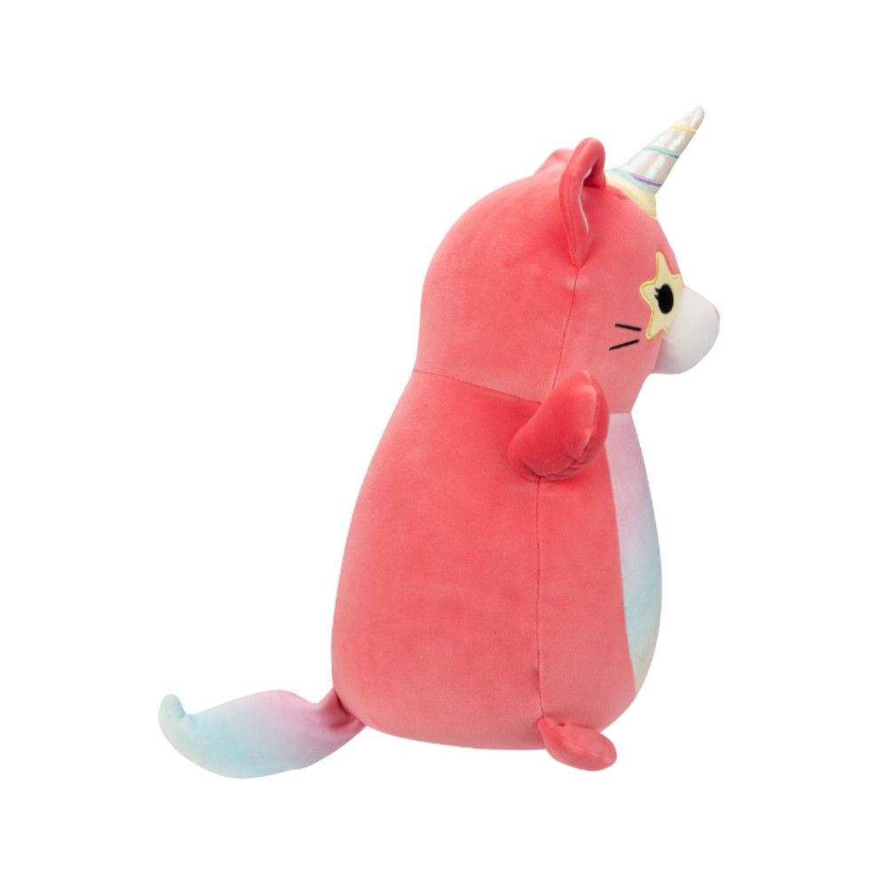 Squishmallows - Large Plush Sienna Pink Starry Eyed Caticorn Hugmee - 36 cm