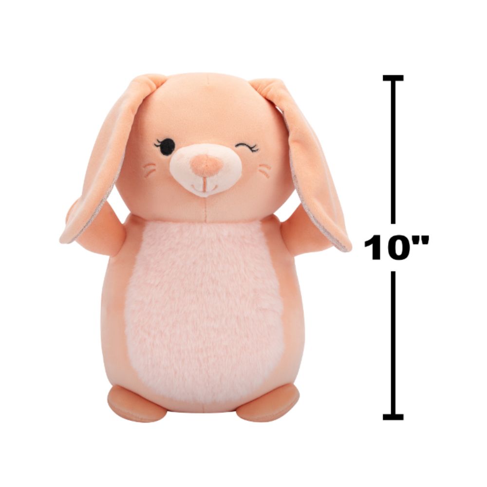 Squishmallows - Satine The Bunny Hugmee Plush Toy - 25cm - Peach