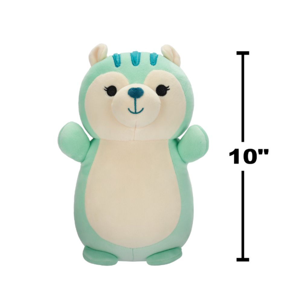 Squishmallows - Erma Squirrel Hugmee Plush Toy - 25cm - Mint Green