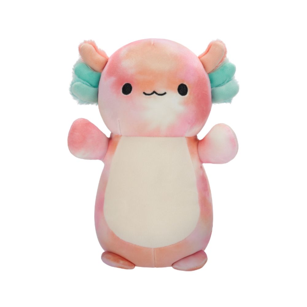 Squishmallows - Tie-Dye Axolotl Hugmee Plush Toy - 25.4 cm