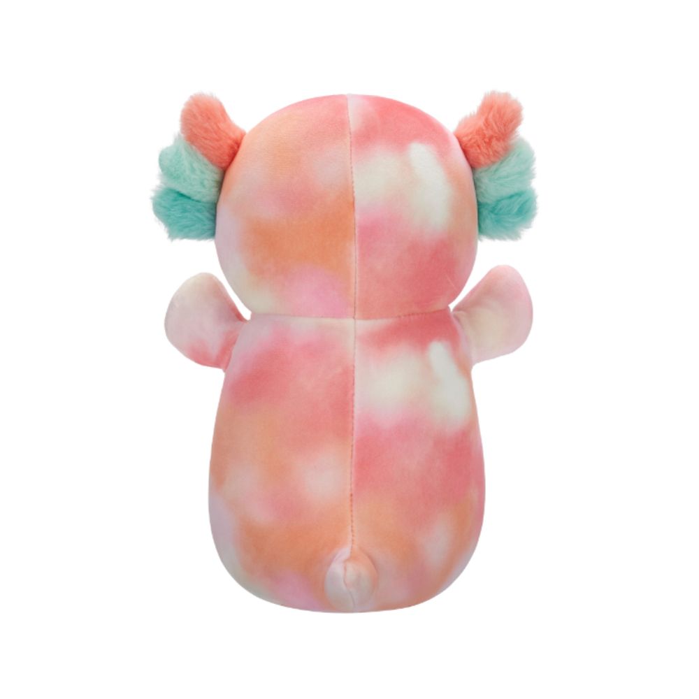 Squishmallows - Aksel Tie-Dye Axolotl Hugmee Plush Toy - 35cm - Peach