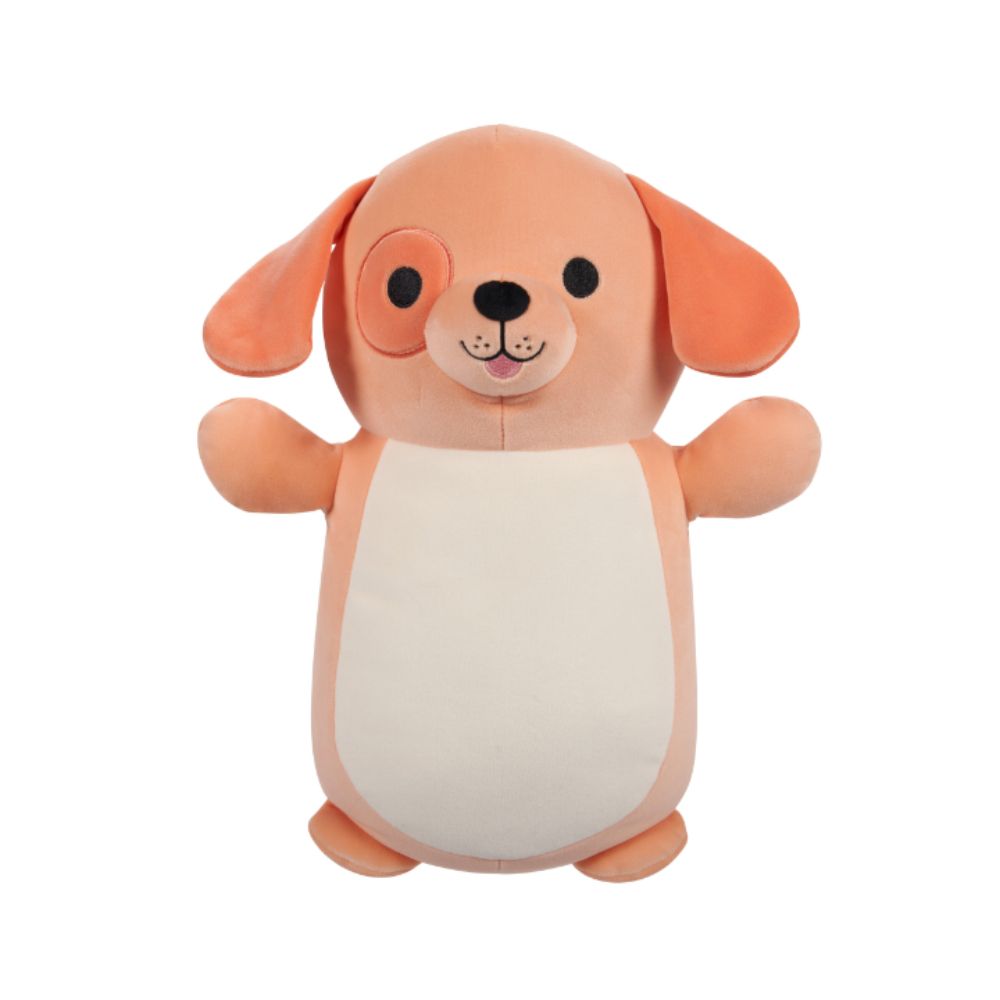 Squishmallows - Drella Dog Hugmee Plush Toy - 35cm - Peach