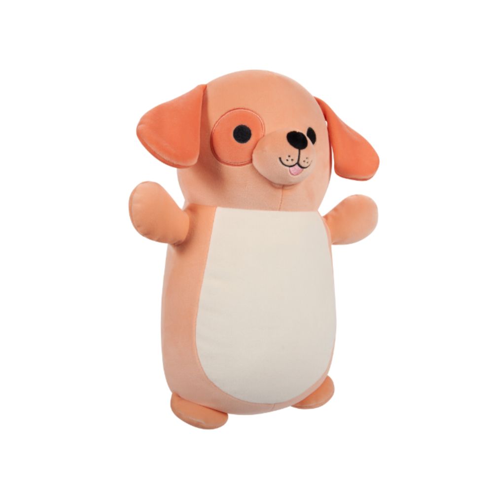 Squishmallows - Drella Dog Hugmee Plush Toy - 35cm - Peach