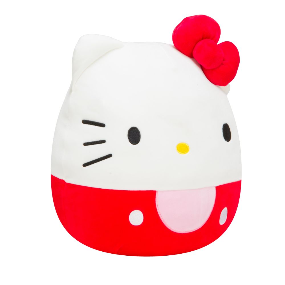 Squishmallows - Little Sanrio Core Hello Kitty In Red Suit Plush Toy - 25cm