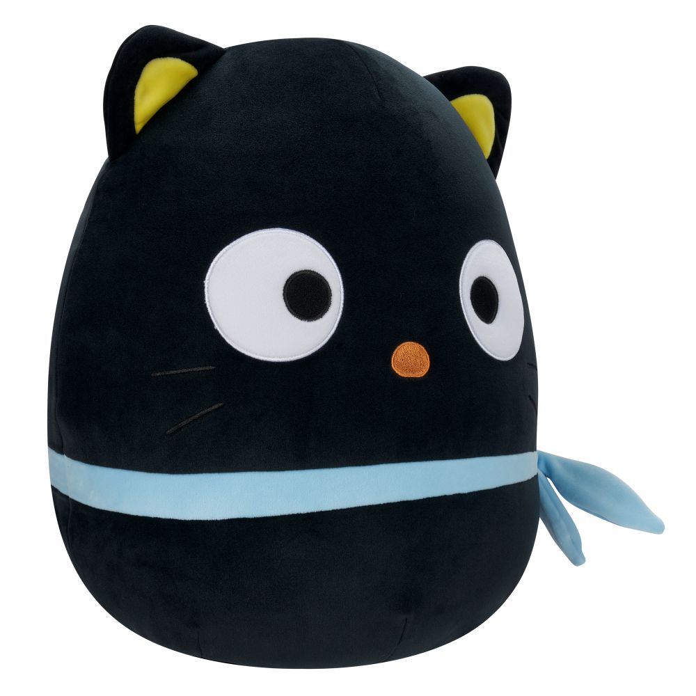 Squishmallows - Little Sanrio Core Chococat Blue Ribbon Plush Toy - 25cm