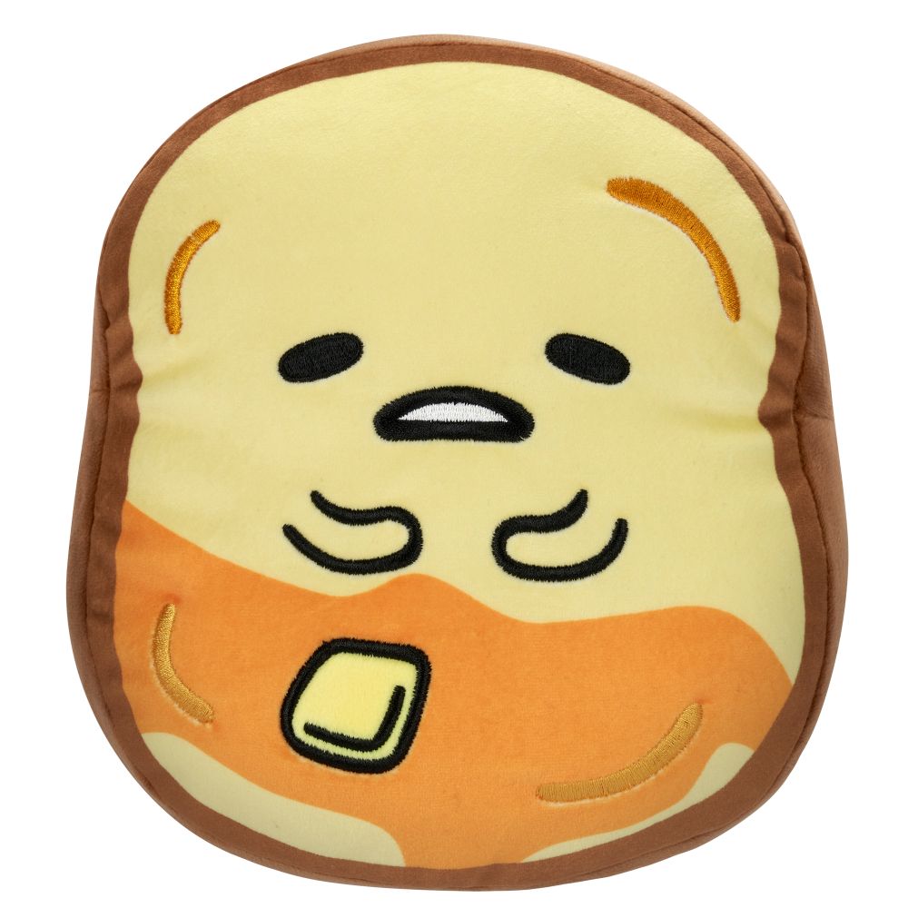 Squishmallows - Little Sanrio Core Gudetama Holding Buttered Toast Plush Toy - 20cm