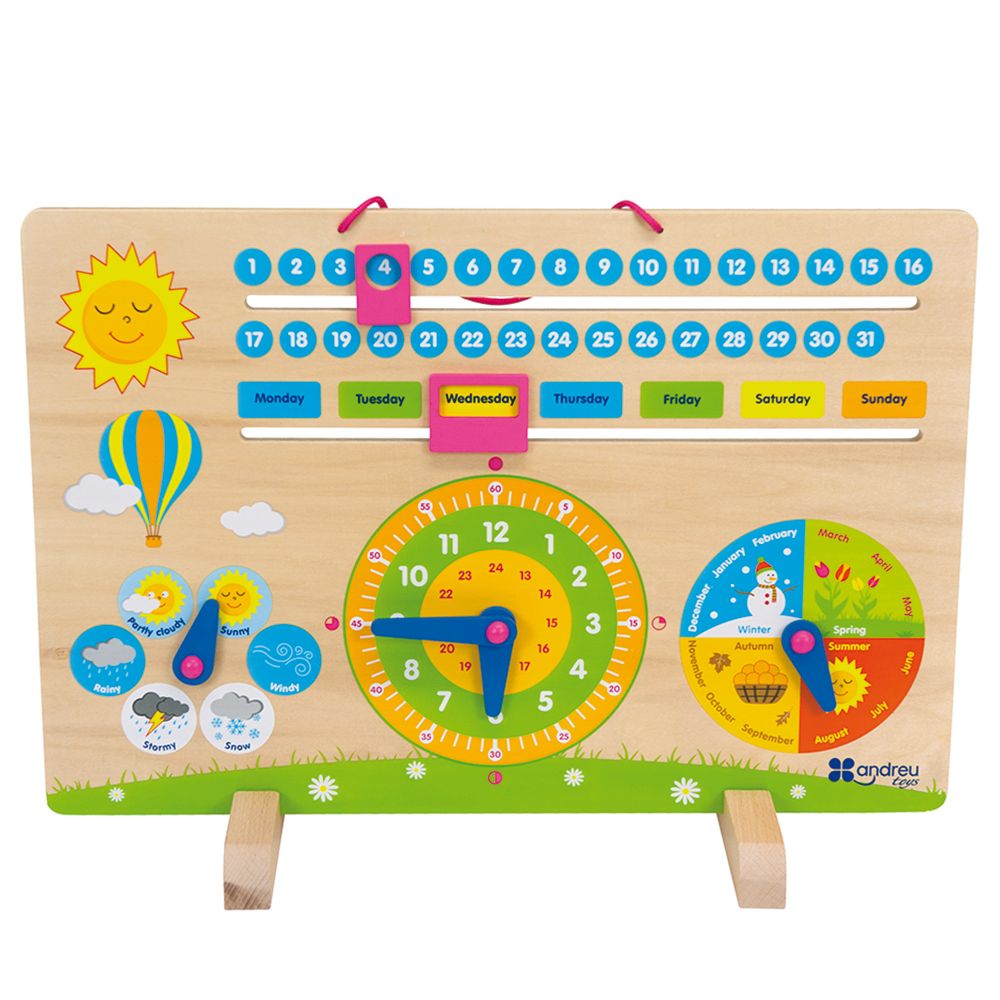 Andreu Toys - My Calendar Wooden Toy