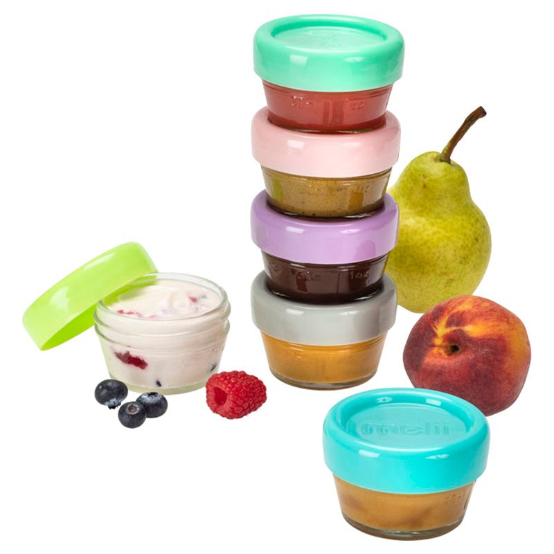 Melii - Glass Food Container - 2oz - 6pcs