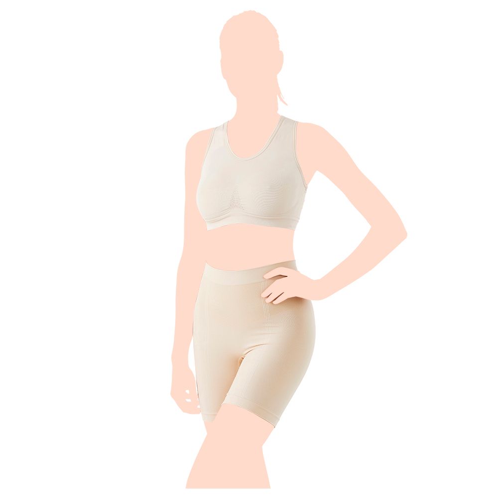 Mums & Bumps - Postpartum Shaping Boxer Short - Nude