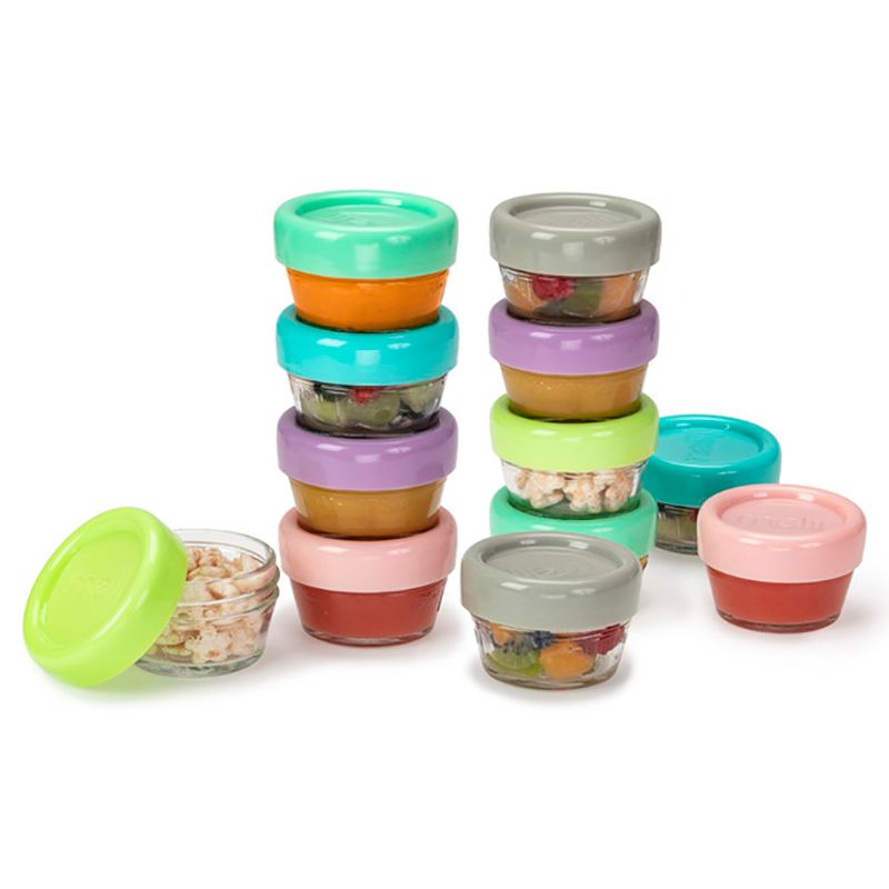 Melii - Glass Food Container - 2oz - 12pcs