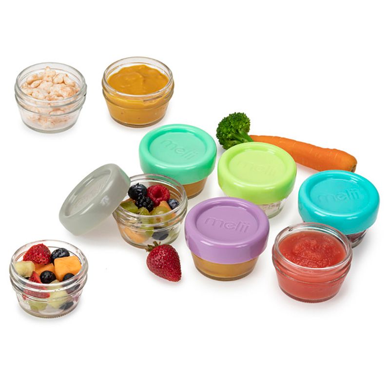 Melii - Glass Food Container - 2oz - 12pcs