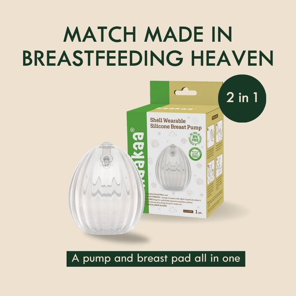 Haakaa - Shell Wearable Manual Breast Pump - Clear - 120 ml