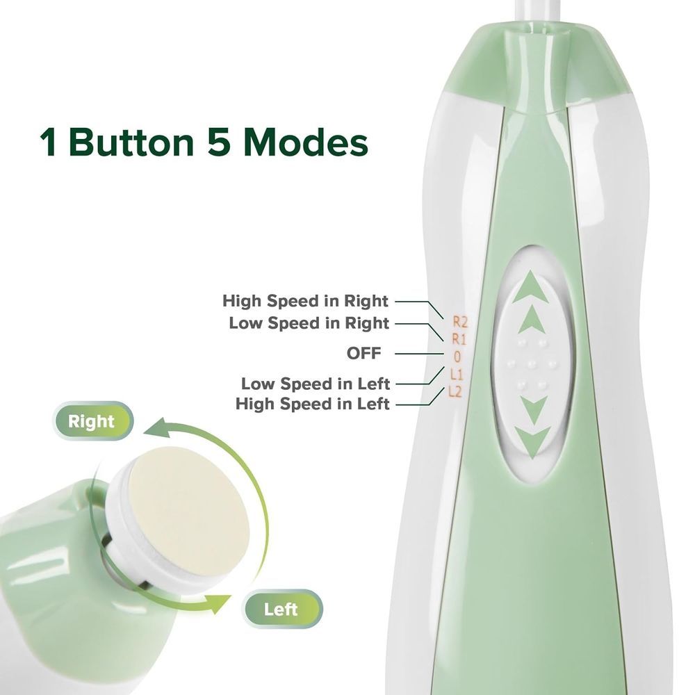 Haakaa - Electric Baby Nail Trimmer Set - Meadow