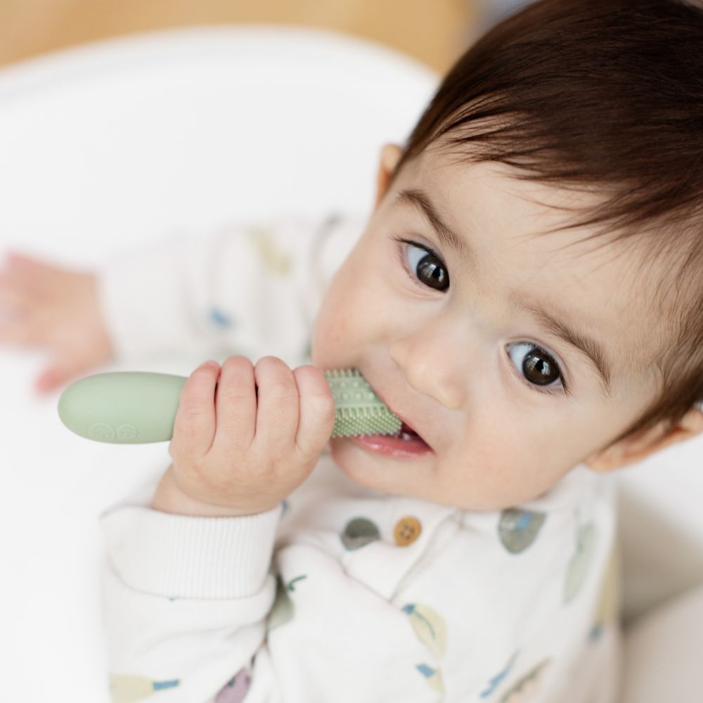 Ezpz - Baby-Led Toothbrush - Blush