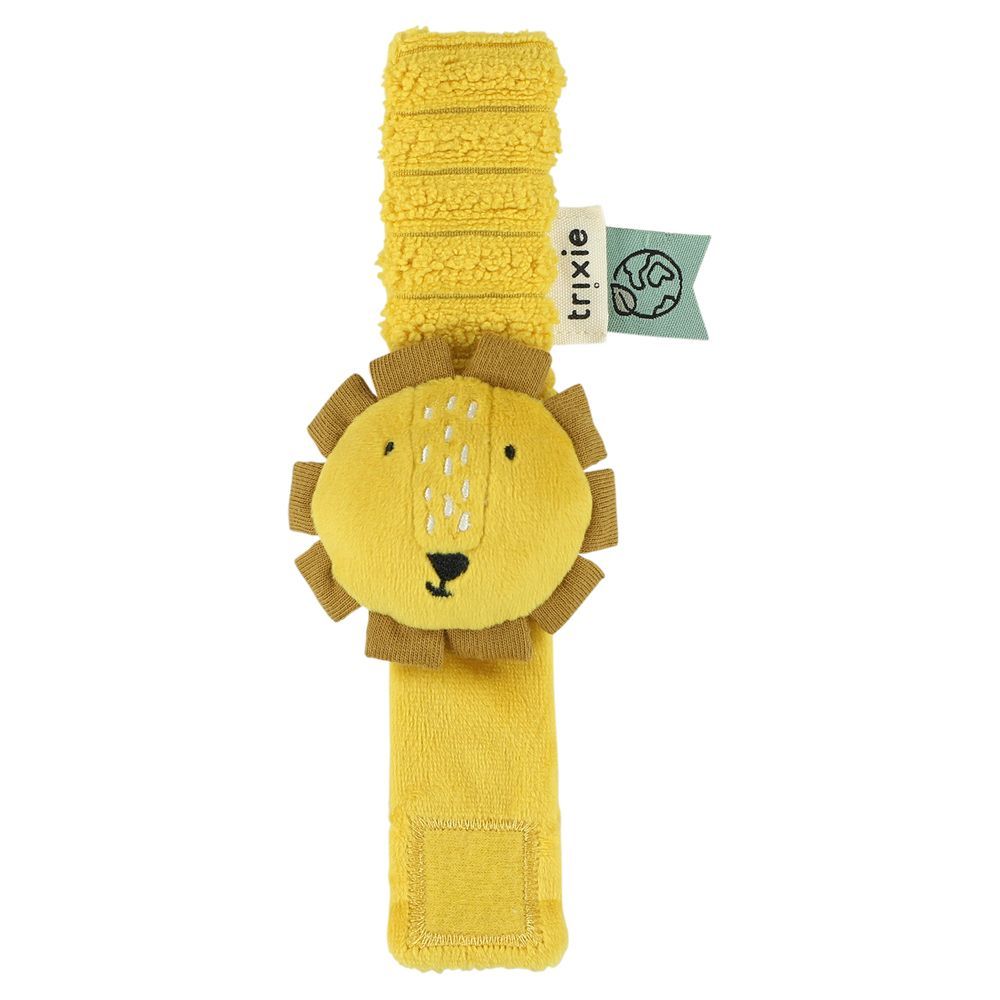 Trixie - Wrist Rattle Toy - Mr. Lion - Yellow