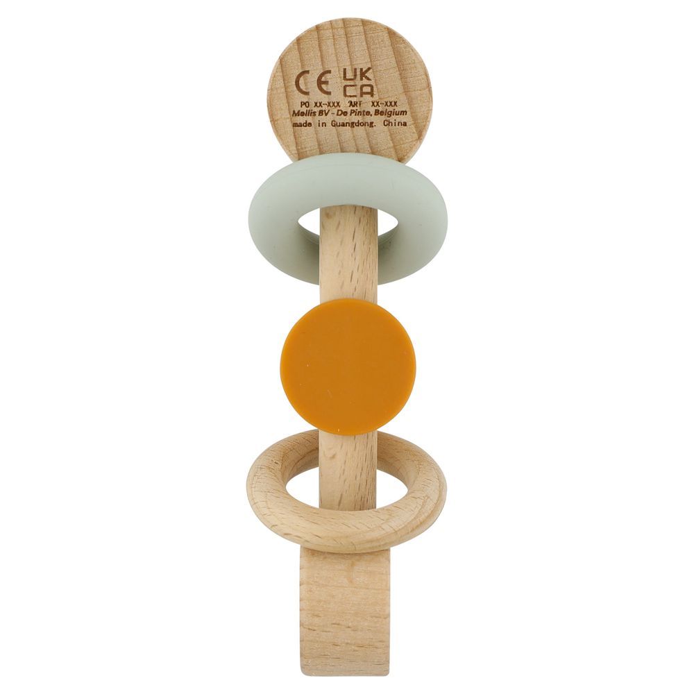 Trixie - Wooden Silicone Rattle - Mr. Fox