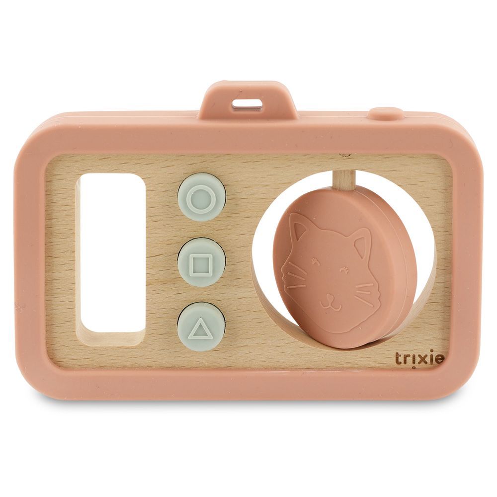 Trixie - Wooden Silicone Baby Camera - Mrs. Cat