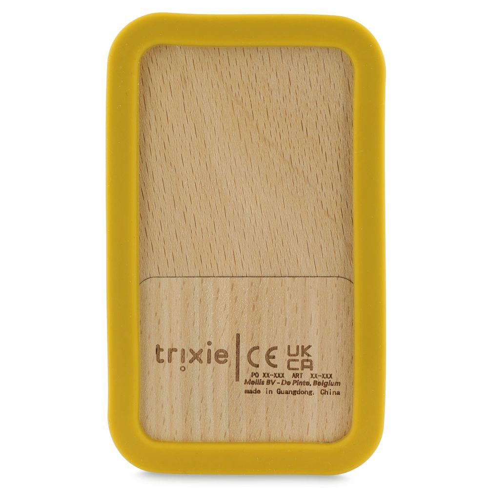 Trixie - Wooden Silicone Baby Phone - Mr. Lion