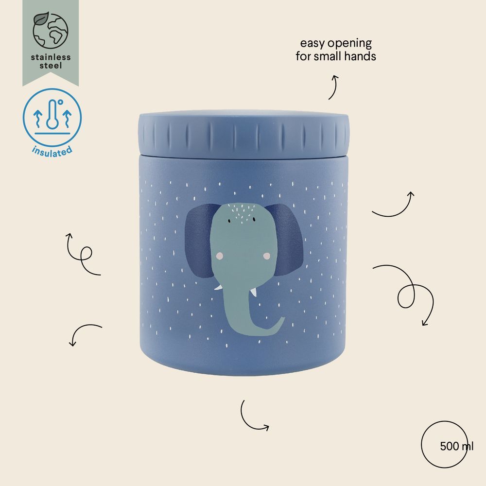 Trixie - Insulated Food Jar 500ml - Mrs. Elephant