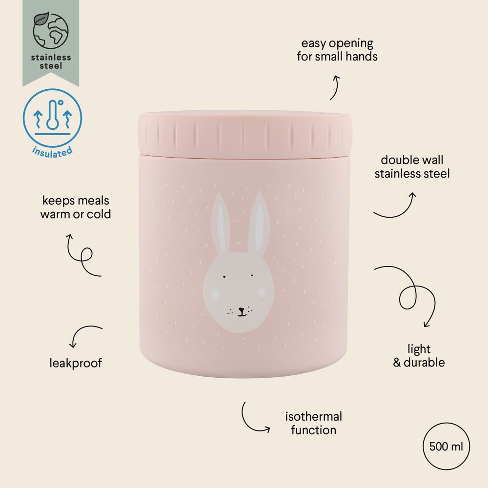 Trixie - Insulated Food Jar 500ml - Mrs. Rabbit