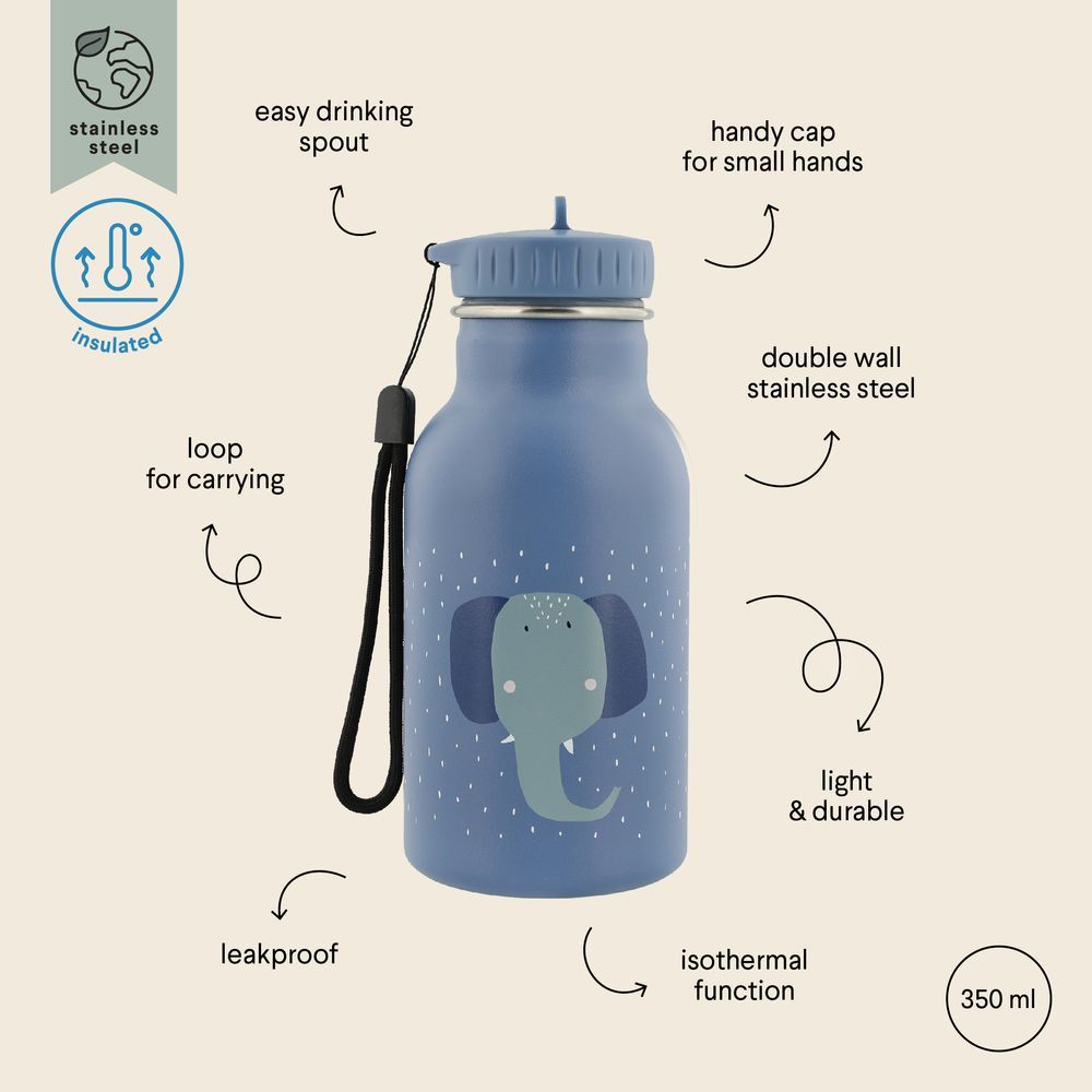 Trixie - Insulated Water Bottle - 350ml - Mrs. Elephant