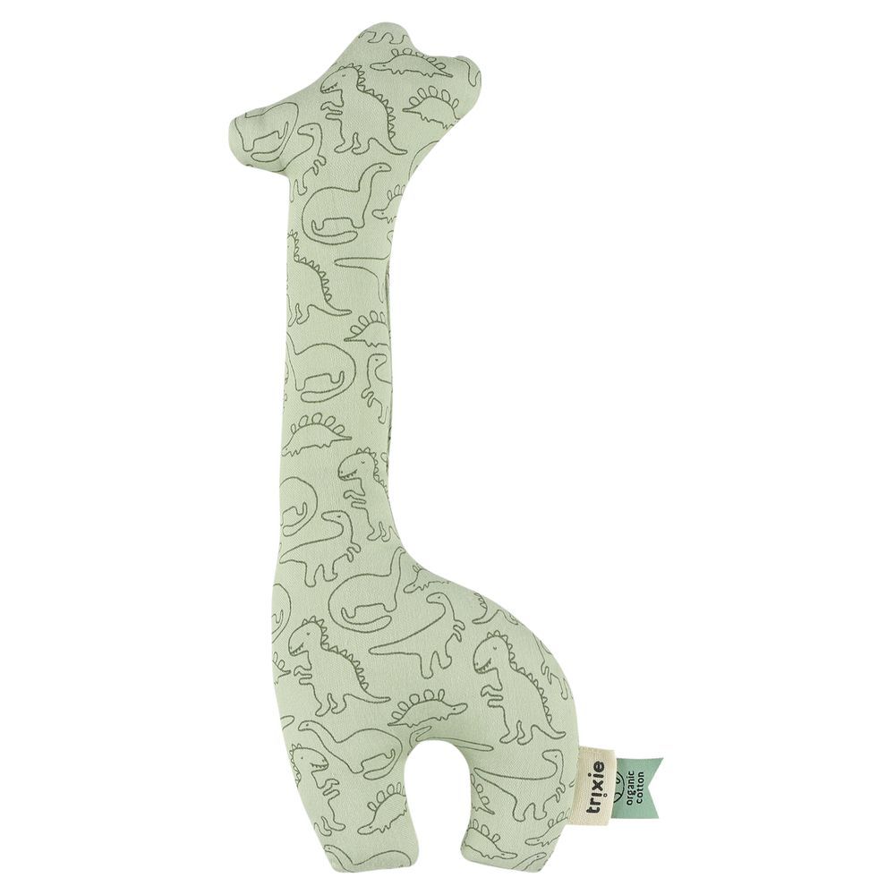 Trixie - Rattle Giraffe Daring Dino - Green