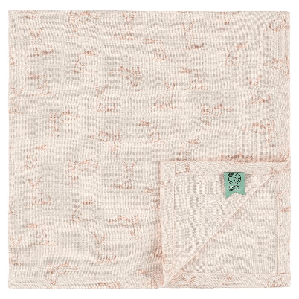 Trixie - Rosy Rabbit & Trixie Print Muslin Cloths - Pack of 3