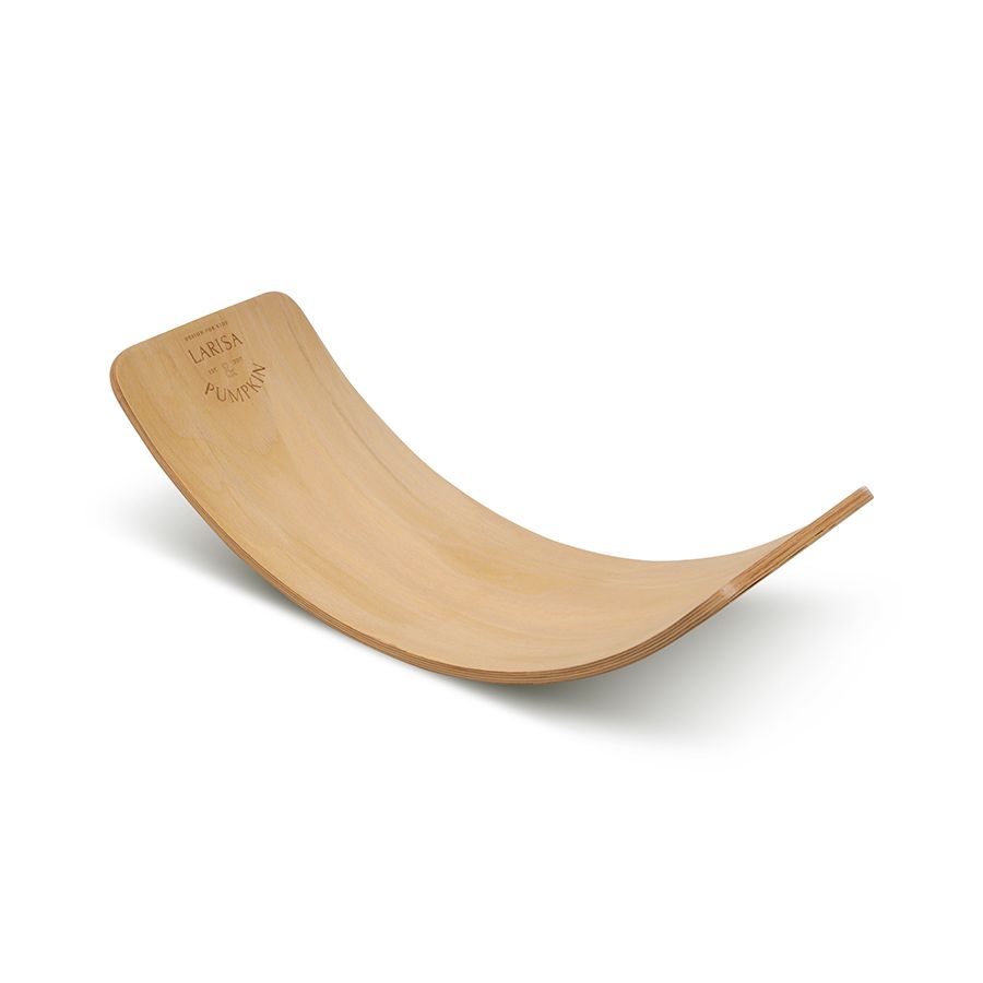 Larisa & Pumpkin - Wooden Balance Board - Green