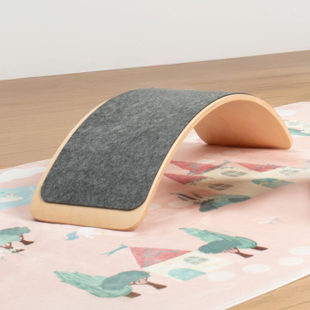 Larisa & Pumpkin - Wooden Balance Board - Pink