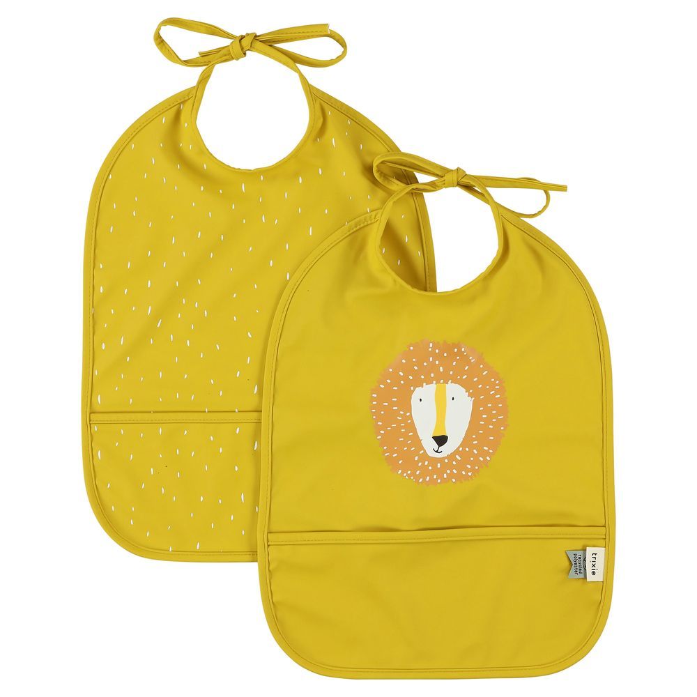 Trixie - 2pc-Set - Waterproof Bib - Mr. Lion