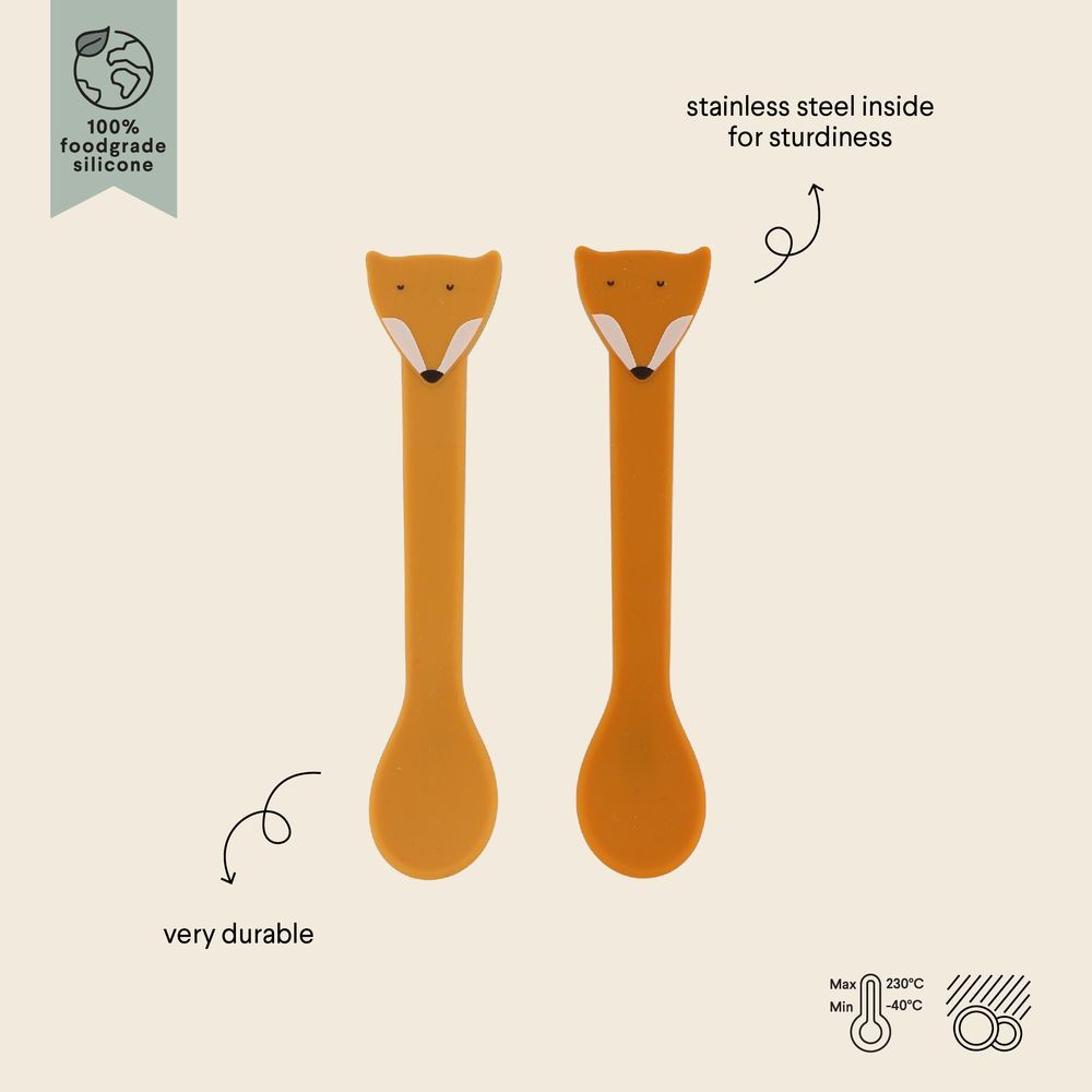 Trixie - Silicone Spoon Pack of 2 - Mr. Fox