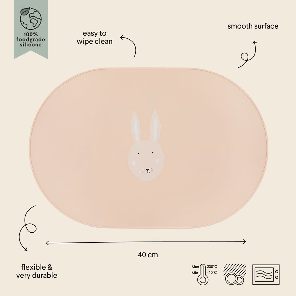 Trixie - Silicone Placemat - Mrs. Rabbit