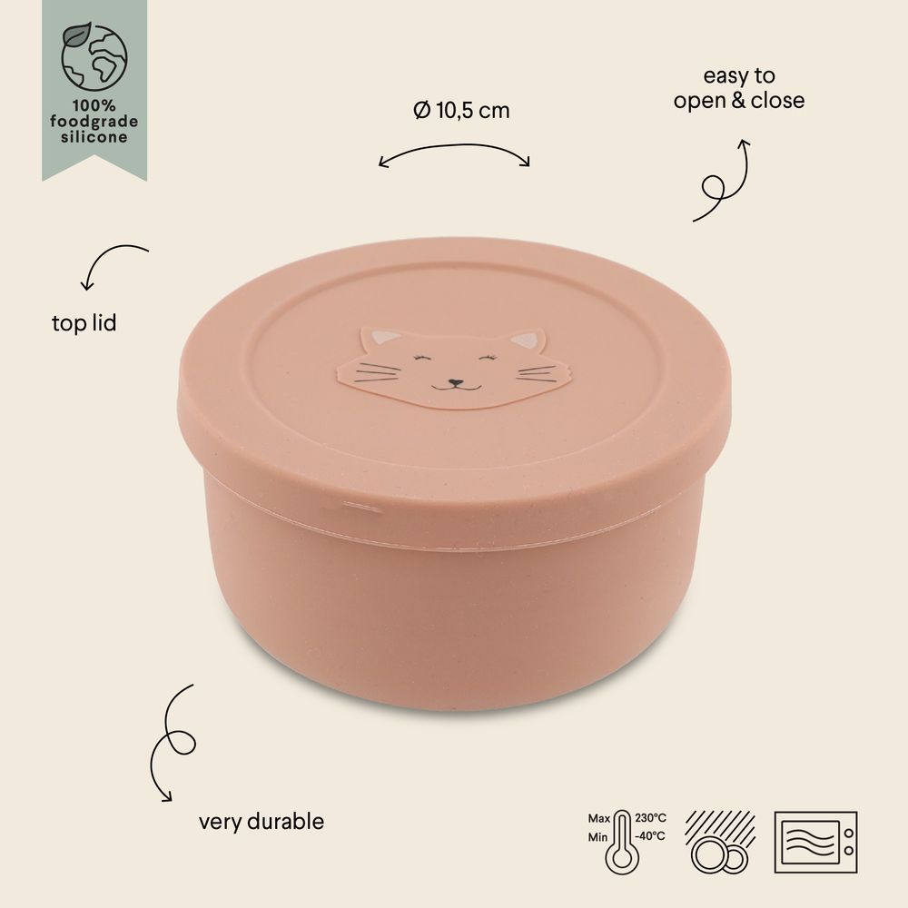 Trixie - Silicone Snack Box W/Lid - Mrs. Cat