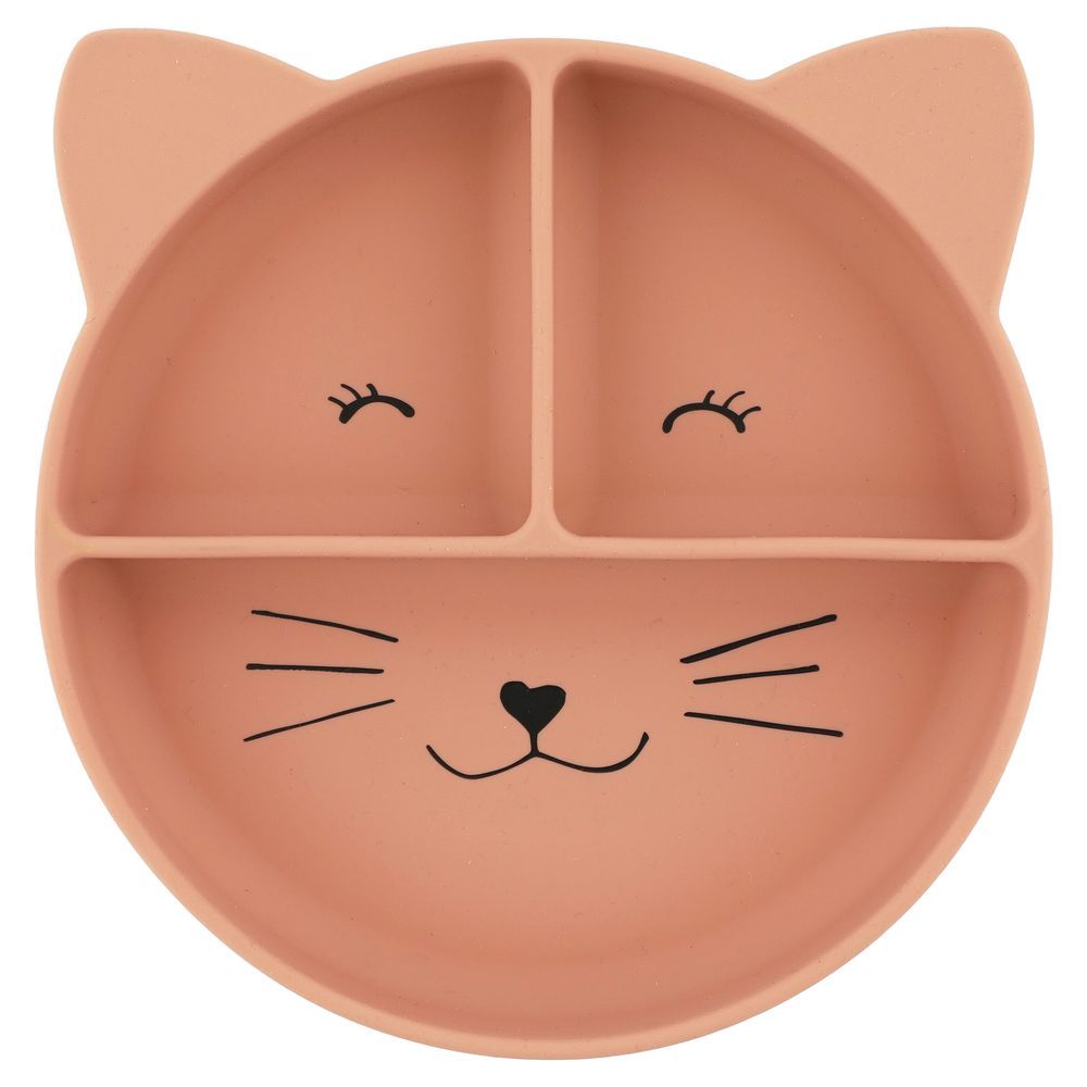 Trixie - Silicone Divided Plate W/Suction - Mrs. Cat