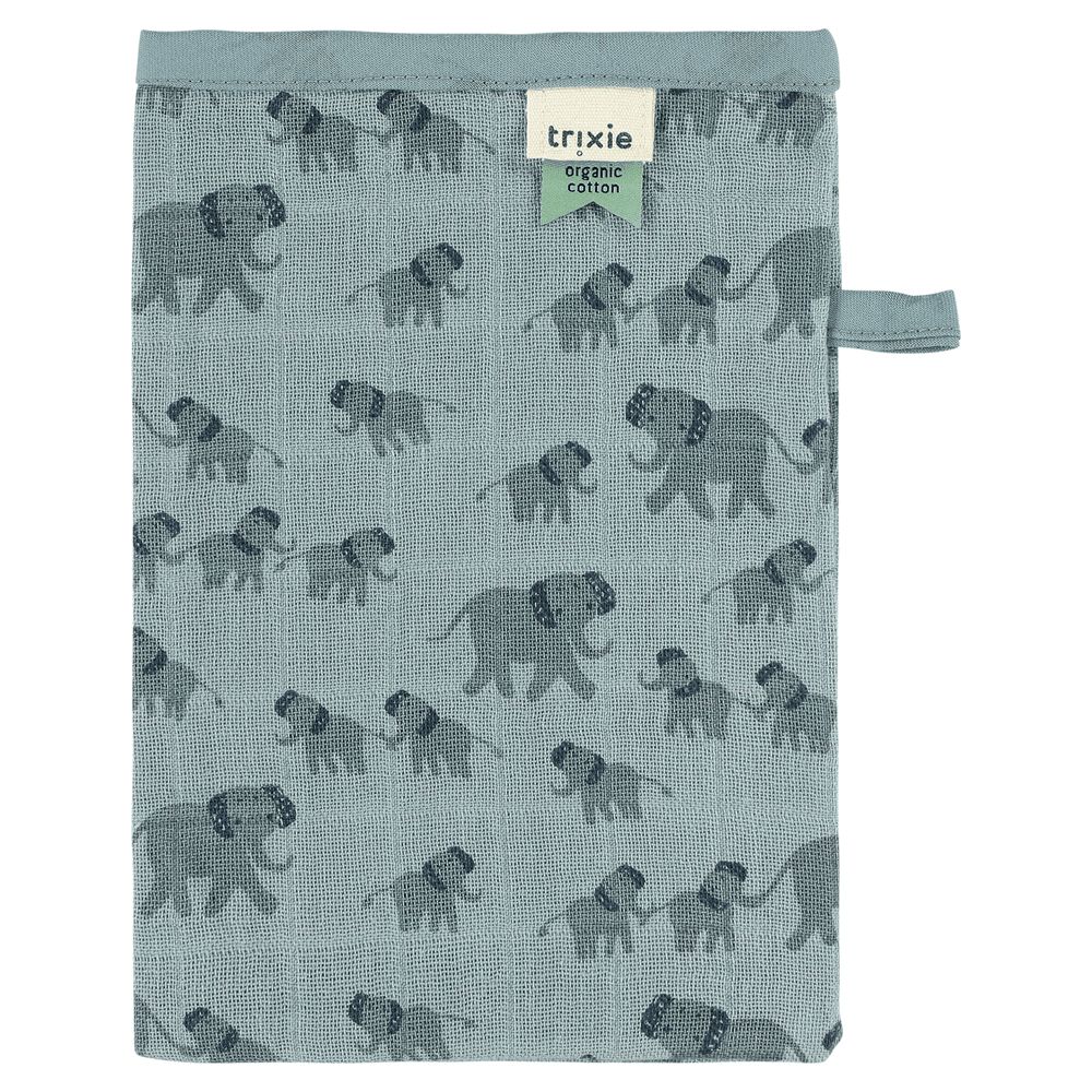 Trixie - Muslin Washcloth Set - Enchanting Elephant - 3 Pcs