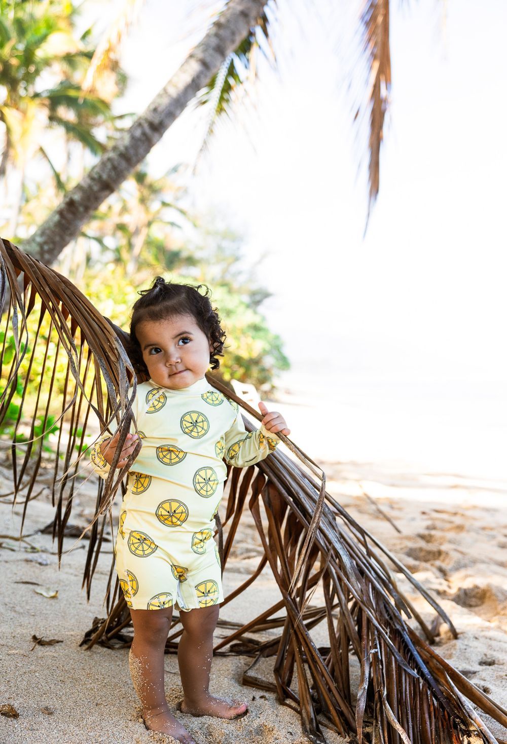 Beach & Bandits - Squeeze the Day Baby Swimsuit - Yellow