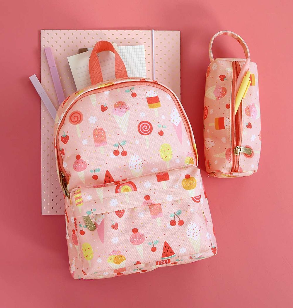 A Little Lovely Company - Little Backpack - Ice Cream - 11.8-inch