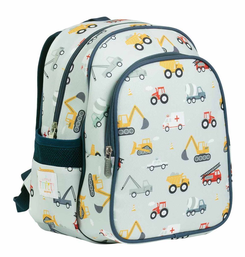 A Little Lovely Company - Kids Backpack - Vehicles - 12.5-inch