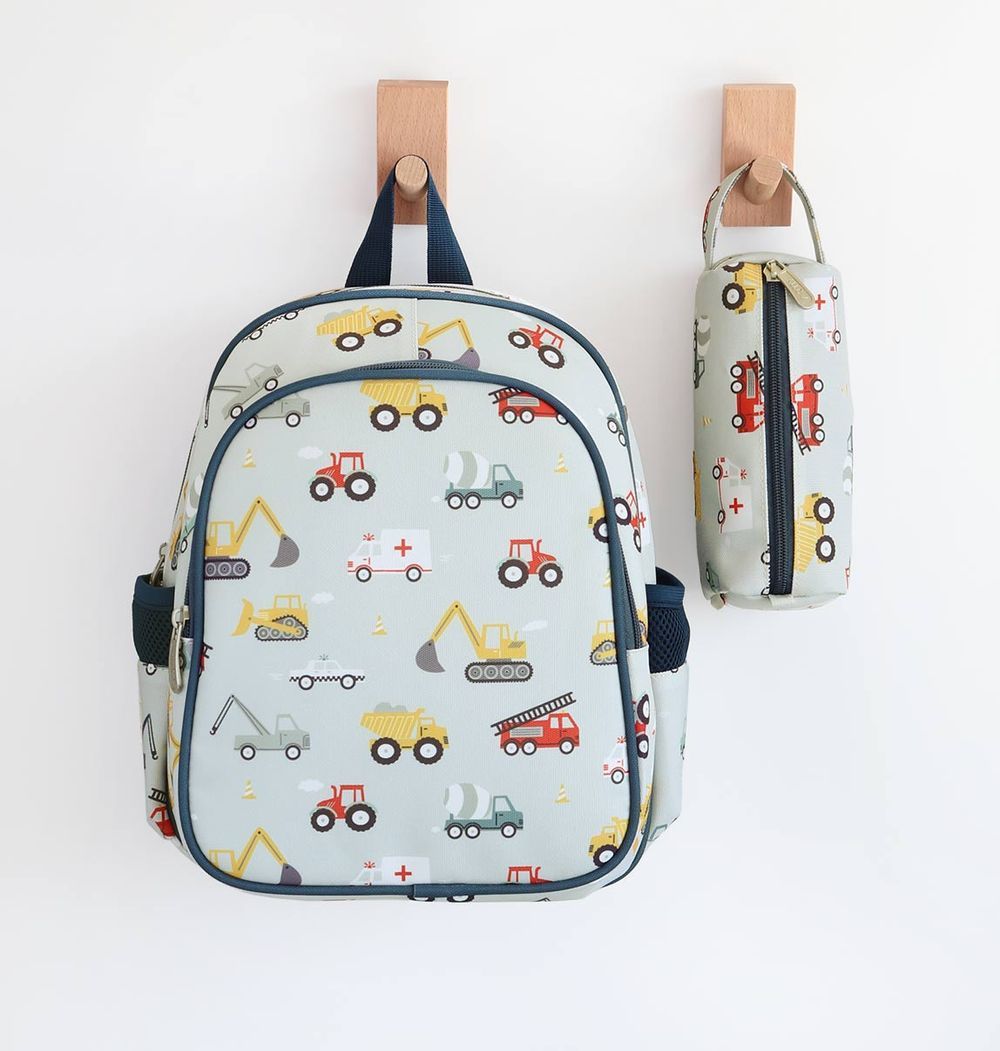 A Little Lovely Company - Kids Backpack - Vehicles - 12.5-inch