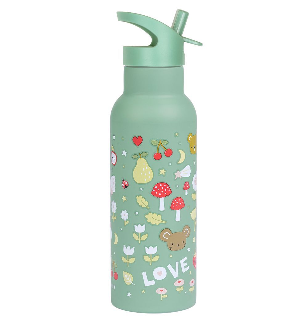 A little Lovely Company - Stainless Steel Water Bottle - 500ml