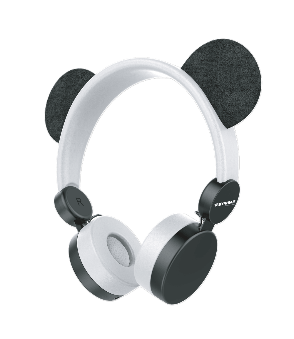 Kidywolf - Kidyears Headset - Panda - Black/White