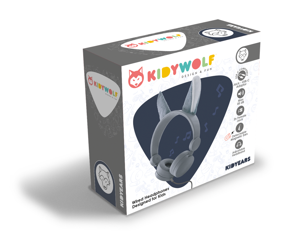 Kidywolf - Kidyears Headset - Wolf