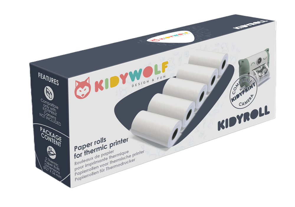 Kidywolf - Kidyroll Self Adhesive Thermal Photo Paper - 5pcs