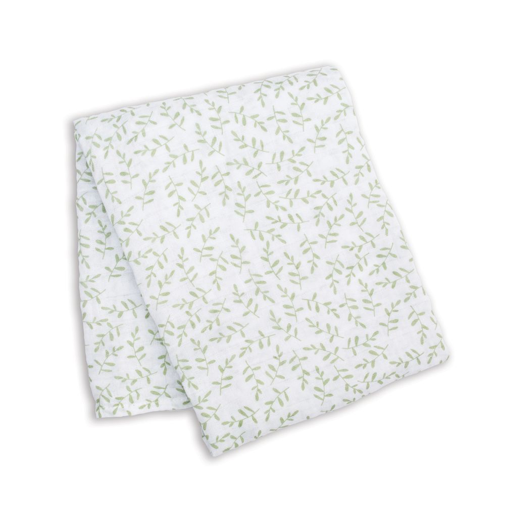 Lulujo - Muslin Swaddle - Greenery - Large