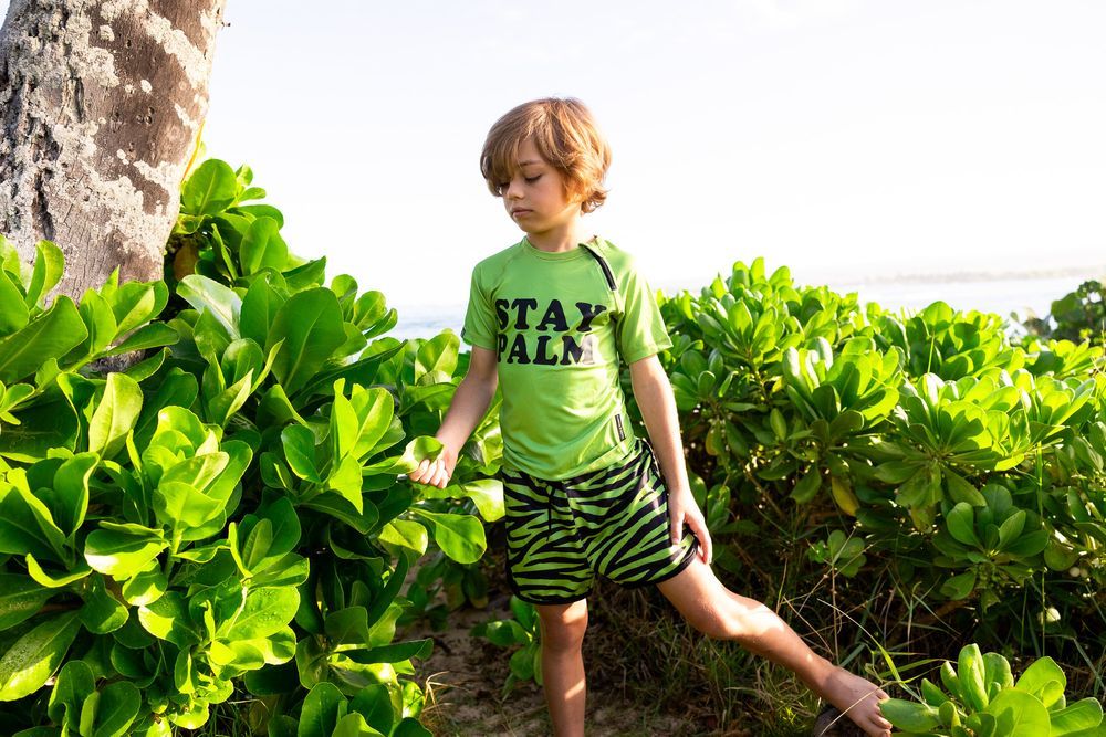 Beach & Bandits - Stay Palm Swim Tee